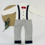 Mock Suspender Onesie - Image 4