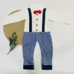 Mock Suspender Onesie - Image 5