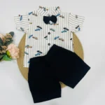 Printed Poplin Shirt & Shorts - Image 2