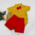 Printed Poplin Shirt & Shorts