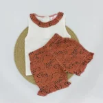 Frill Neck Top & Shorts - Image 3