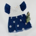 Frill Sleeve Sequin Soft Net Dress - Image 6