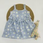 V Frill Floral Dress - Image 4