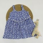 V Frill Floral Dress - Image 2