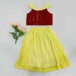 Sequin Crop Top & Full Soft Net Skirt - Image 5