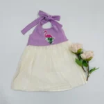 Flamingo Back Tying Net Dress - Image 12