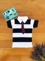 Striped tee with tie - Image 4