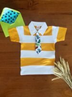 Striped tee with tie - Image 2