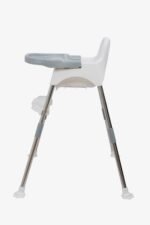 3 in 1 Bobo White Baby Dining Chair with Footrest and Tray - Image 12