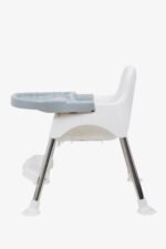 3 in 1 Bobo White Baby Dining Chair with Footrest and Tray - Image 7