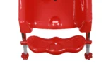 3 in 1 Bobo Red Baby Dining Chair with Footrest and Tray - Image 13