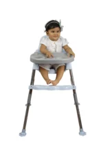 3 in 1 Bobo Blue Baby Dining Chair with Footrest and Tray - Image 2
