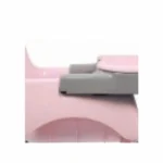 3 in 1 Spotty Baby Dining Chair with Footrest & extra tray, Pink-Grey Combo - Image 10