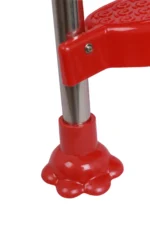 3 in 1 Spotty Baby Dining Chair with Footrest & extra tray, Red-Grey Combo - Image 15