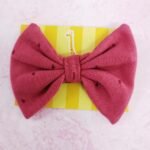 Printed Loop Knit Hair Clip - Image 5