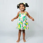 Sweetheart Neck Lemon Back Tying Dress