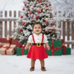 Miss Santa Suspender & Top