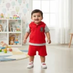 Teddy Hoodie Tee & Shorts