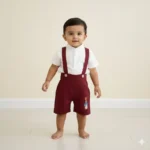 Linen Peter Rabbit Suspender and Shirt