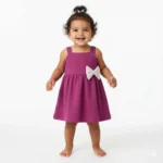 Waffle Side Bow Dress