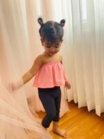 Off Shoulder Crop Top & Denim Jeans - Image 2