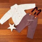 Poplin Full Sleeve Shirt & Suspender Pants - Image 3