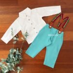 Poplin Full Sleeve Shirt & Suspender Pants - Image 4