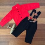 Poplin Full Sleeve Shirt & Suspender Pants - Image 5