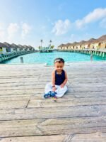 Back Tying Lace Crop Top & Flared Pants - Image 6