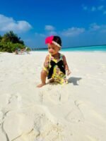 Printed Jumpsuit with Bow - Image 2