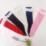 Hakoba Frill Knee Length Stockings