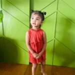 Back Tying Shimmer Ruffle Neck Dress - Image 5