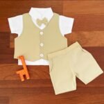 Linen Waistcoat & Shorts with Poplin Shirt - Image 3