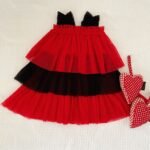 Soft Net Layered Dress - Image 4