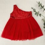 One Shoulder Sequin Dress - Image 3