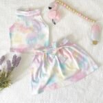 Tie & Dye Halter Top & Skirt Co Ord Set - Image 5
