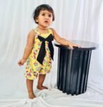 Printed Jumpsuit with Bow