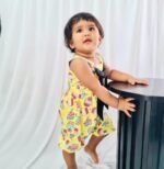 Printed Jumpsuit with Bow - Image 5