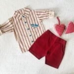 Baby Shark Striped Shirt and Shorts - Image 5