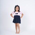 Mini Bow Puff Sleeve Dress - Image 3
