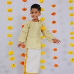 Kasavu Kurta and Mundu