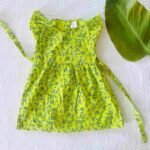 Frill Sleeve Dress with Waist Tie - Image 5