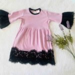 Bell Sleeve Lace Dress - Image 2