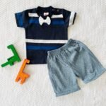 Striped  Bow Tee & Grindie Shorts - Image 5
