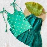 Top Tying Brocade Top and Sharara - Image 5