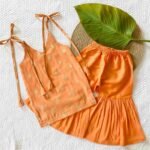 Top Tying Brocade Top and Sharara - Image 2