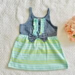 Soft Denim Bow Dress - Image 3