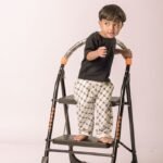 Checkered Pants & Ribbed Tee - Image 4