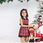 Tartan  Back Tying Dress - Image 4