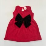 Lace Dress with Velvet Bow - Image 2